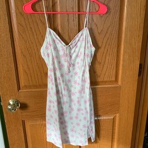 Pink floral sundress